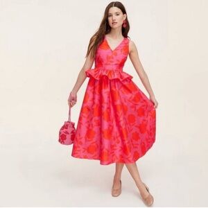 NEW Kate Spade Designer Red and Pink Floral Dress Target POCKETS! Size 4 small